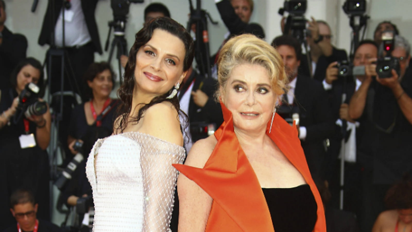 Juliette Binoche et Catherine Deneuve
