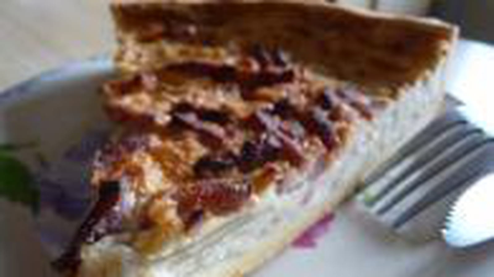 Tarte pimentée à l'oignon