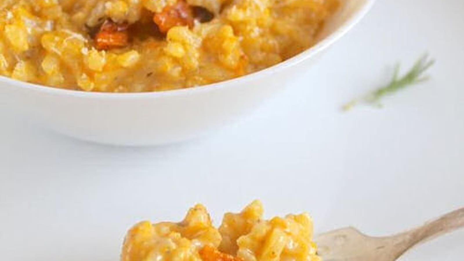 Risotto au butternut rôti et romarin