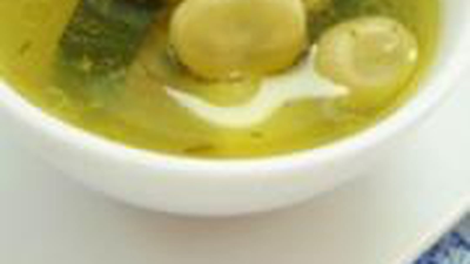 Bouillon gingembre citron et fèves