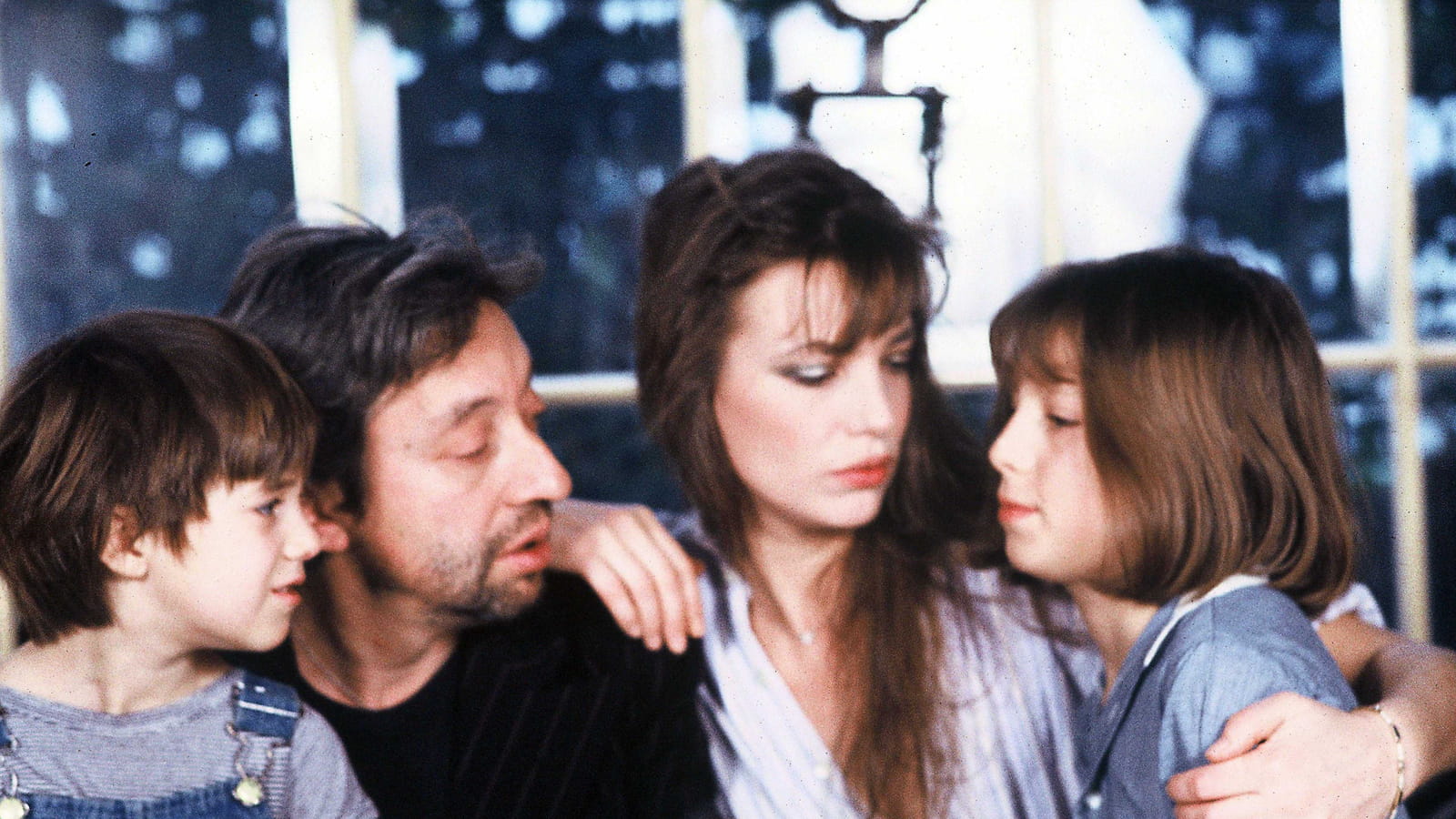 Charlotte Gainsbourg, Serge Gainsbourg, Jane Birkin et Kate Barry