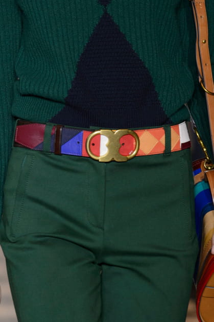 La ceinture patchwork du d&eacute;fil&eacute; Tory Burch