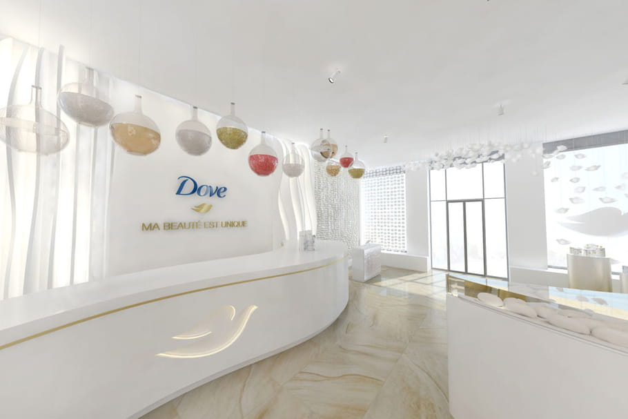 Dove ouvre sa boutique éphémère à Paris