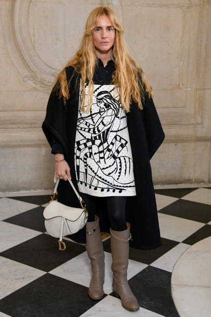 Blanca Miro au d&eacute;fil&eacute; Dior