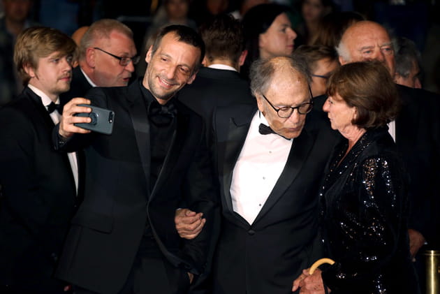 Mathieu Kassovitz et son selfie fan de Jean-Louis Trintignant