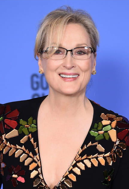 Le chignon &eacute;l&eacute;gant de Meryl Streep