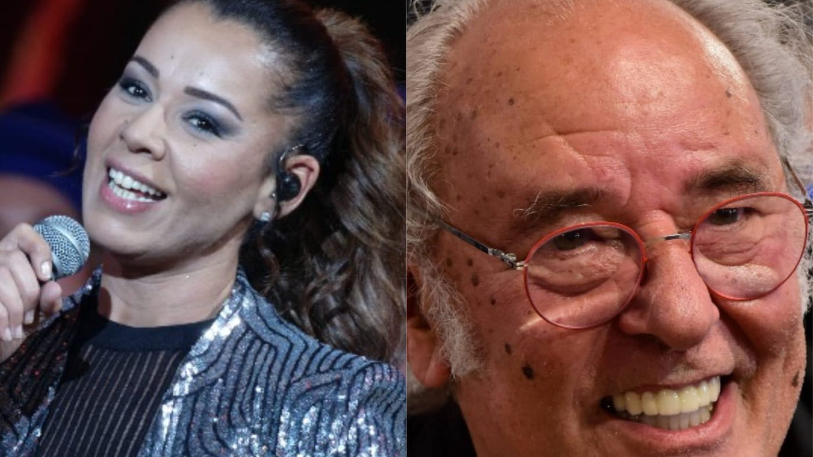 Chimène Badi et Maxime Le Forestier