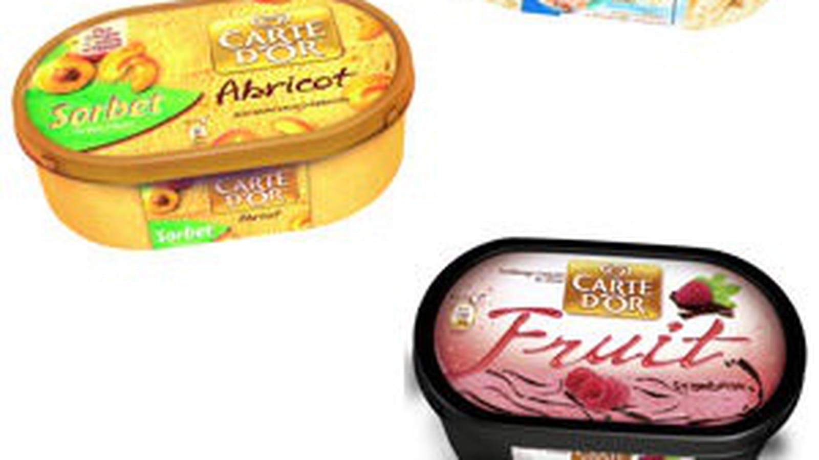 "Plein fruit", "Délices" et "Sensations" de Carte d'Or