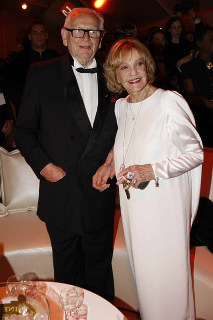 Jeanne Moreau et Pierre Cardin en mai 2008