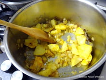 Velouté de chou-fleur au curcuma : Etape 2