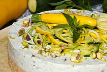 Cheesecake aux courgettes et à la menthe : Etape 3