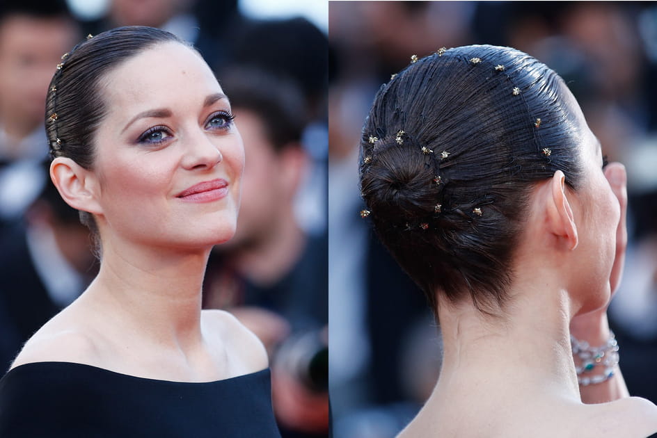 Le chignon de danseuse accessoiris&eacute; de Marion Cotillard