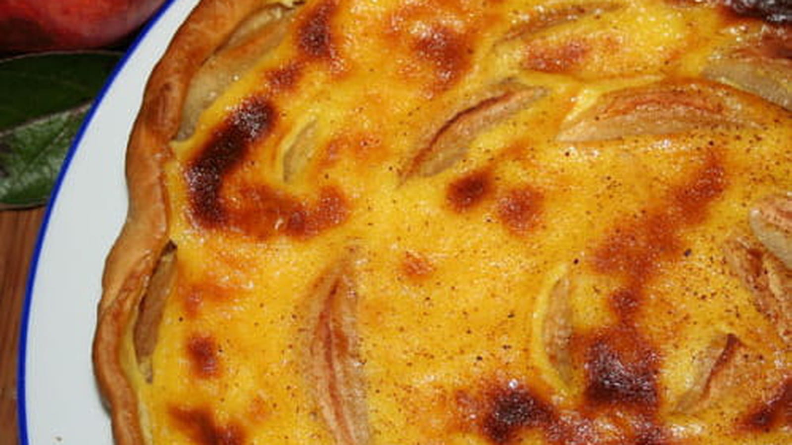 Tarte aux pommes façon alsacienne