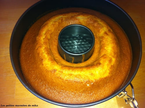 Gateau lam sim, vanille et farine de maïs