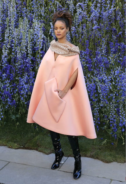 Rihanna au défilé Christian Dior