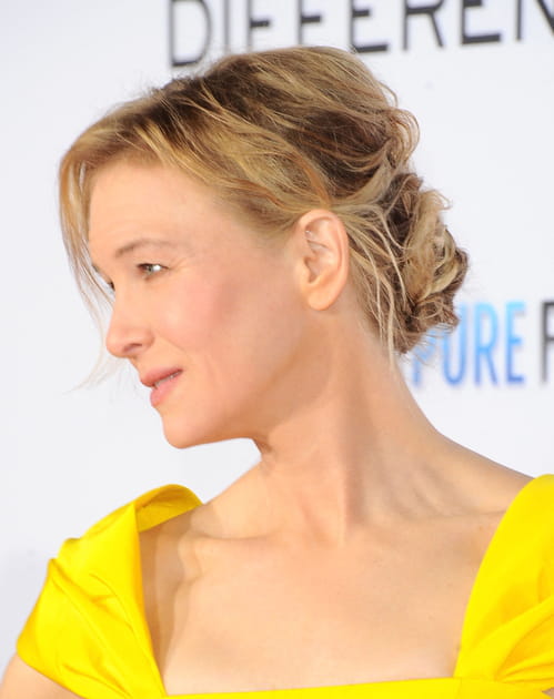 Le chignon faussement n&eacute;glig&eacute; de Ren&eacute;e Zellweger