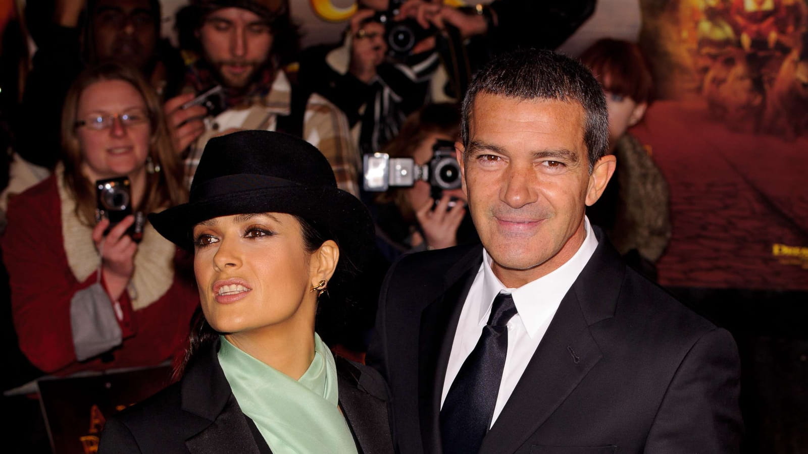 Salma Hayek et Antonio Banderas 