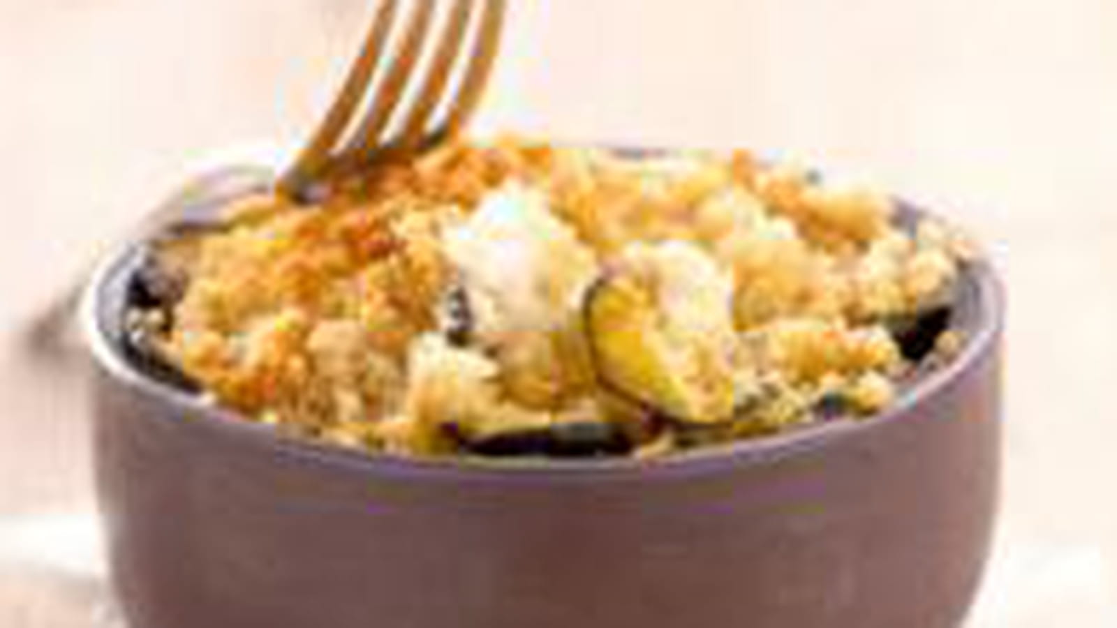 Crumble courgettes et chèvre 