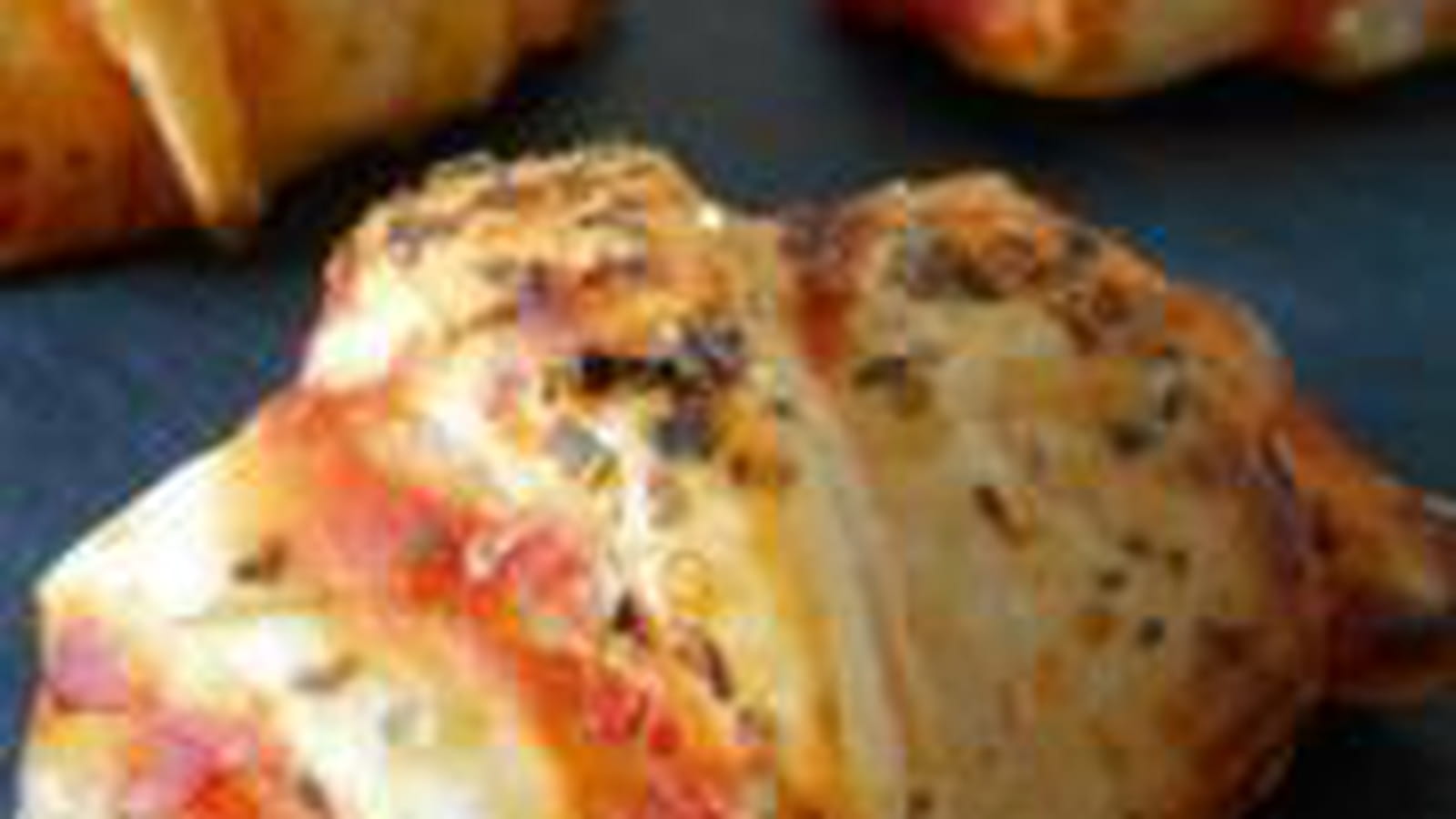 Croissants apéritifs façon pizza