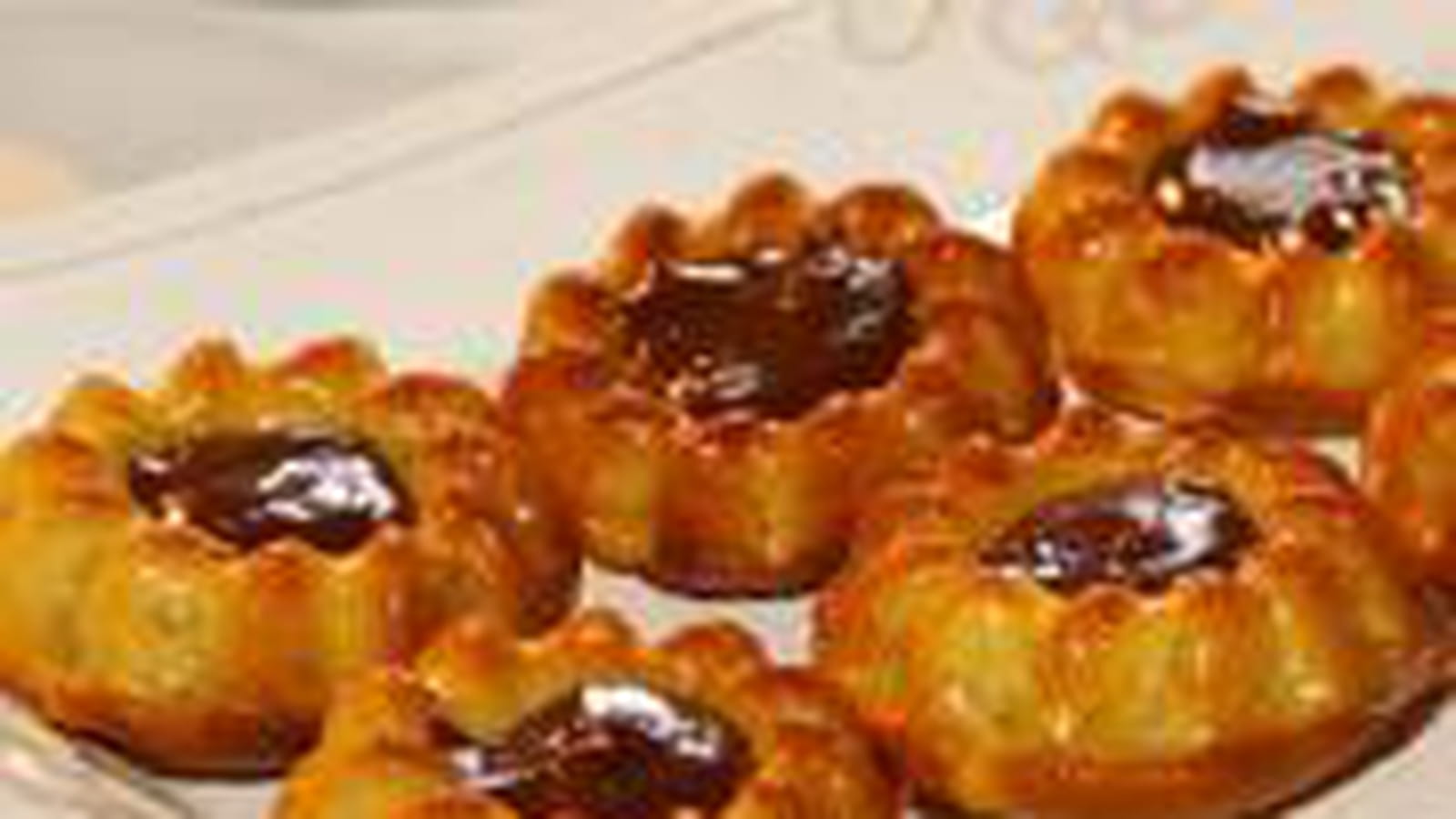 Petits moelleux aux pommes, ganache aux Carambars