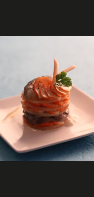 Carpaccio de langoustines et fenouil