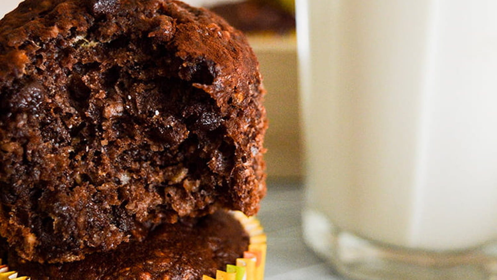 Muffin healthy : banane, chocolat, avoine