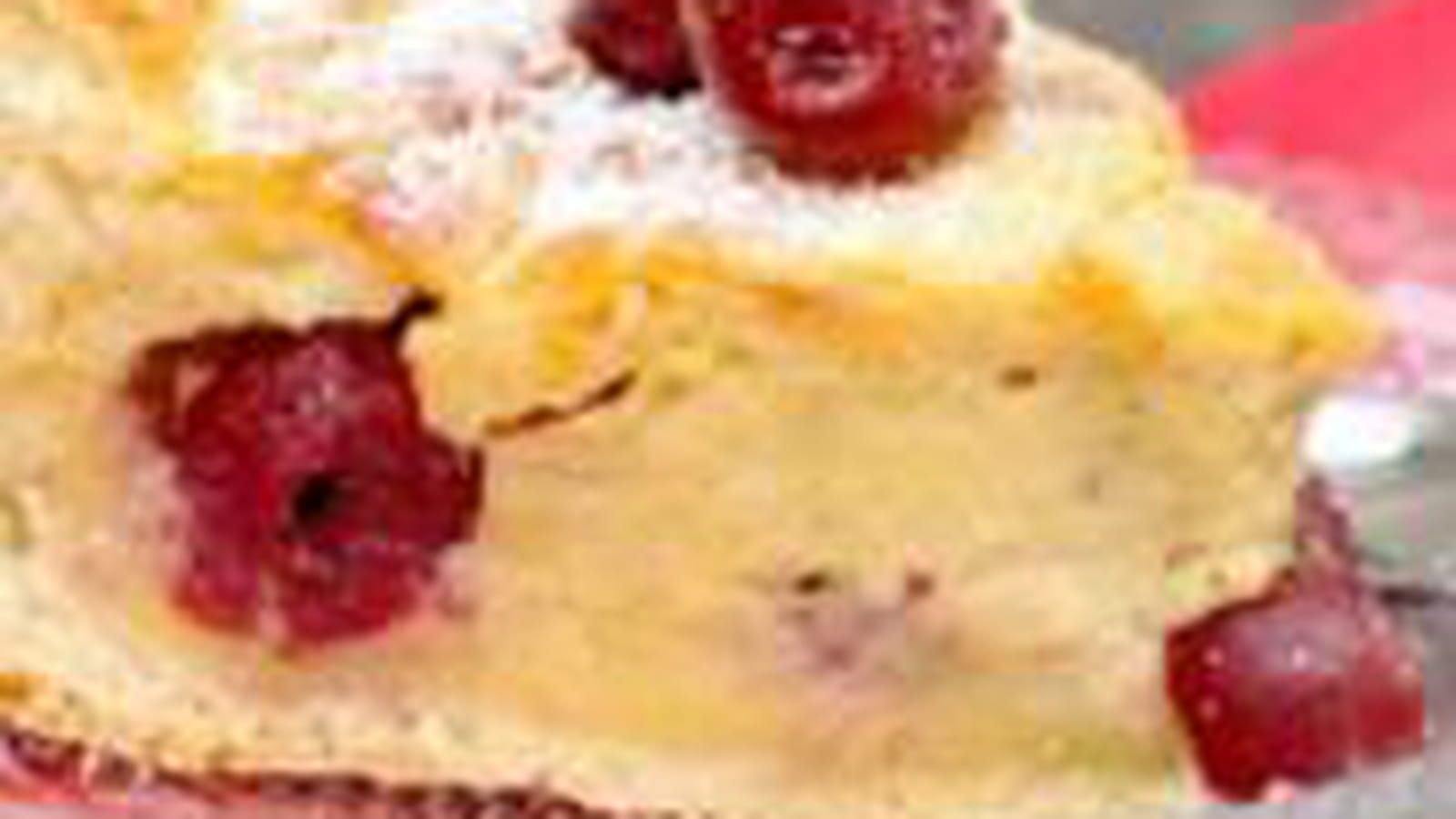 Tarte briochée cerises