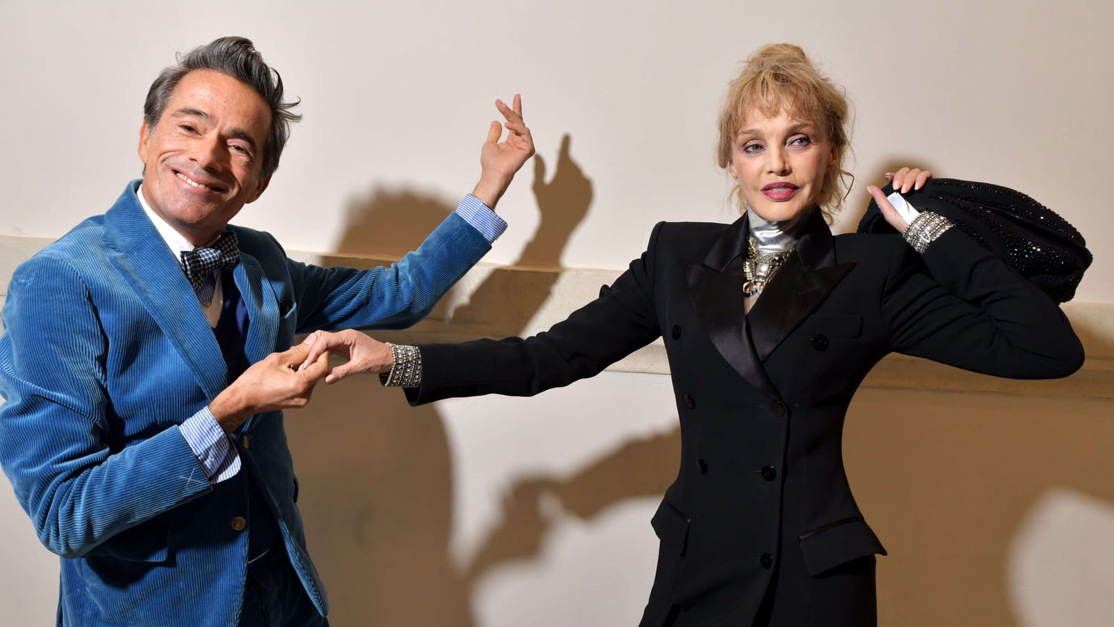 Arielle Dombasle et Vincent Darré