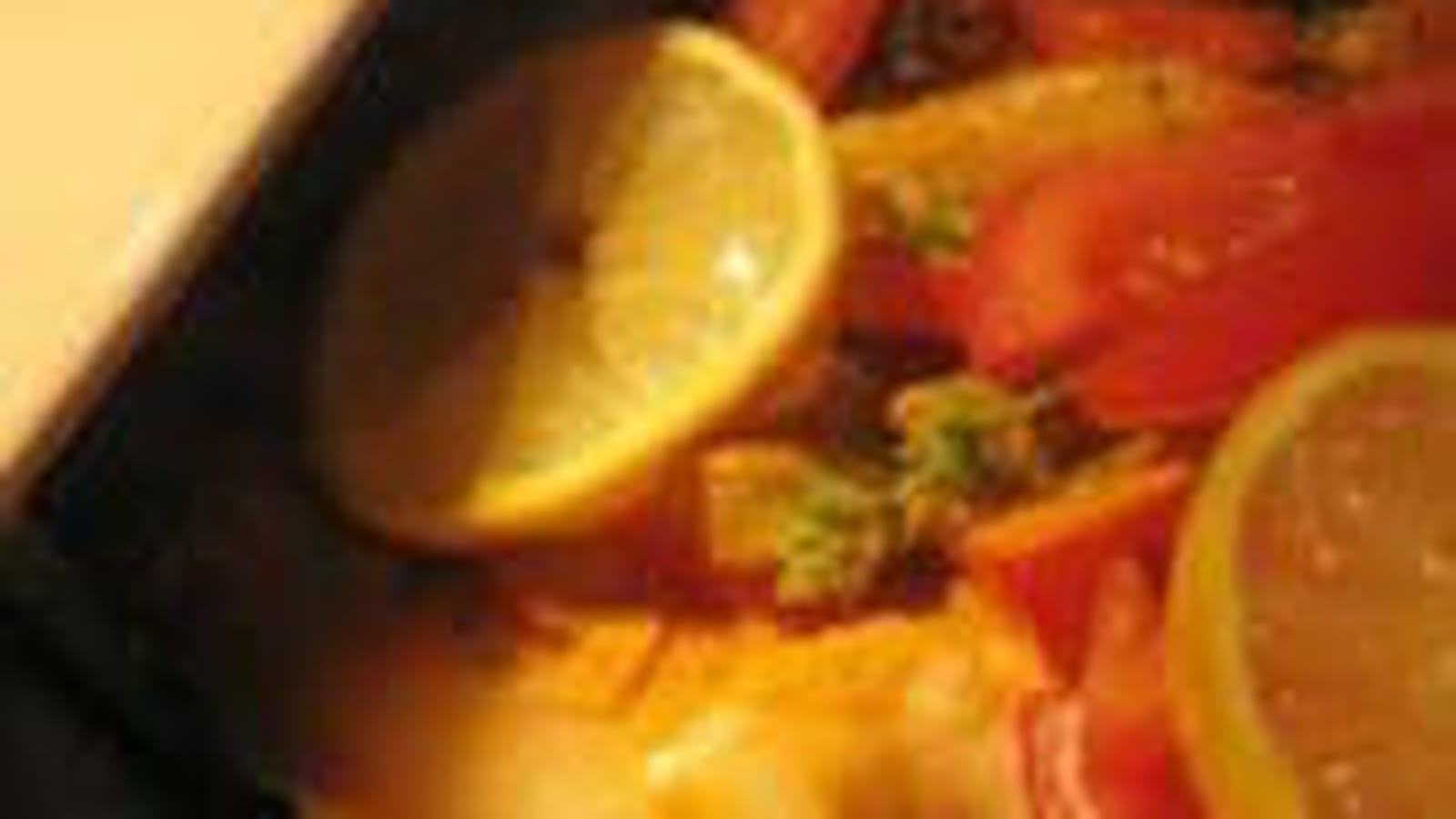 Tajine de poisson et crevettes
