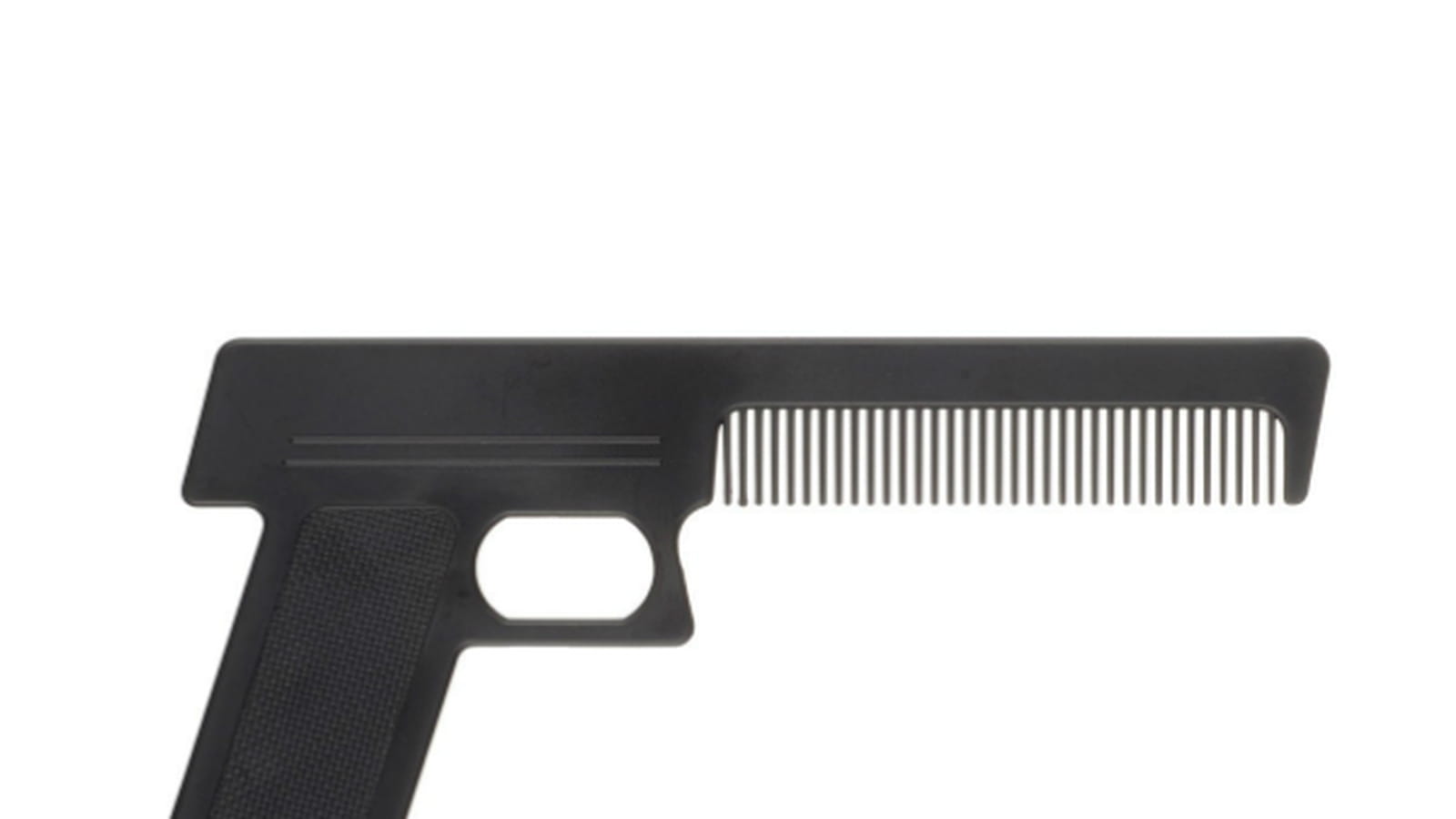 Peigne en forme de pistolet