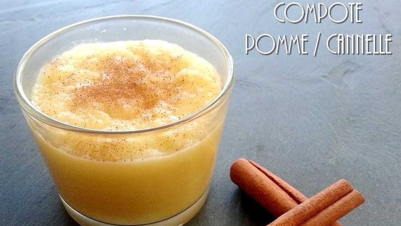 Compote de pommes à la cannelle