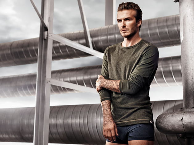 David Beckham en mode cocooning pour H&M