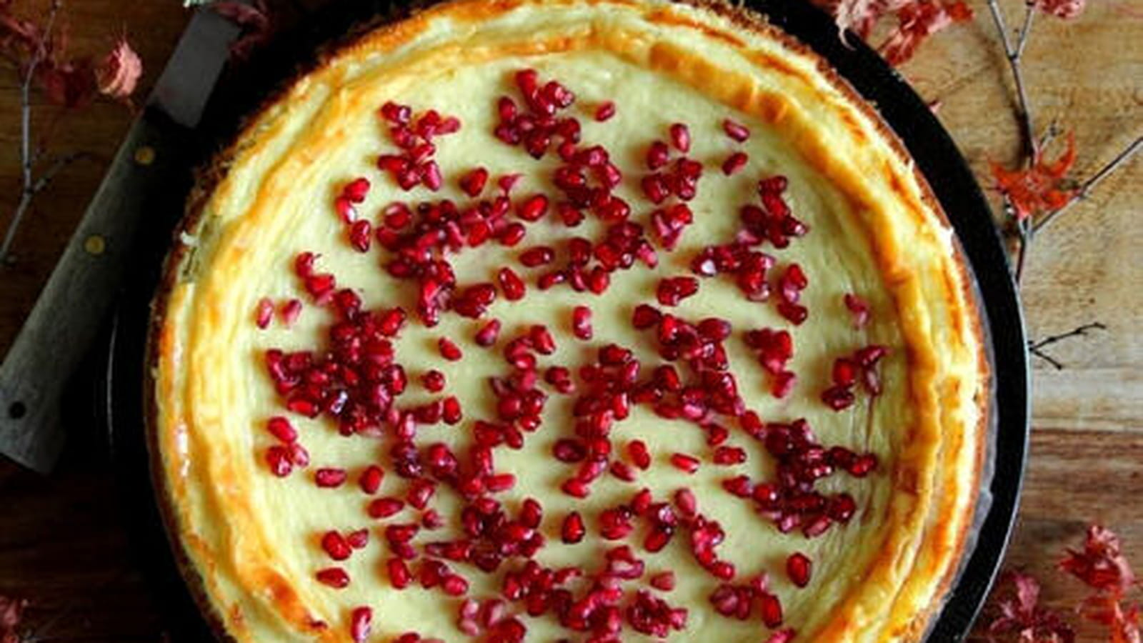 Cheesecake à la grenade