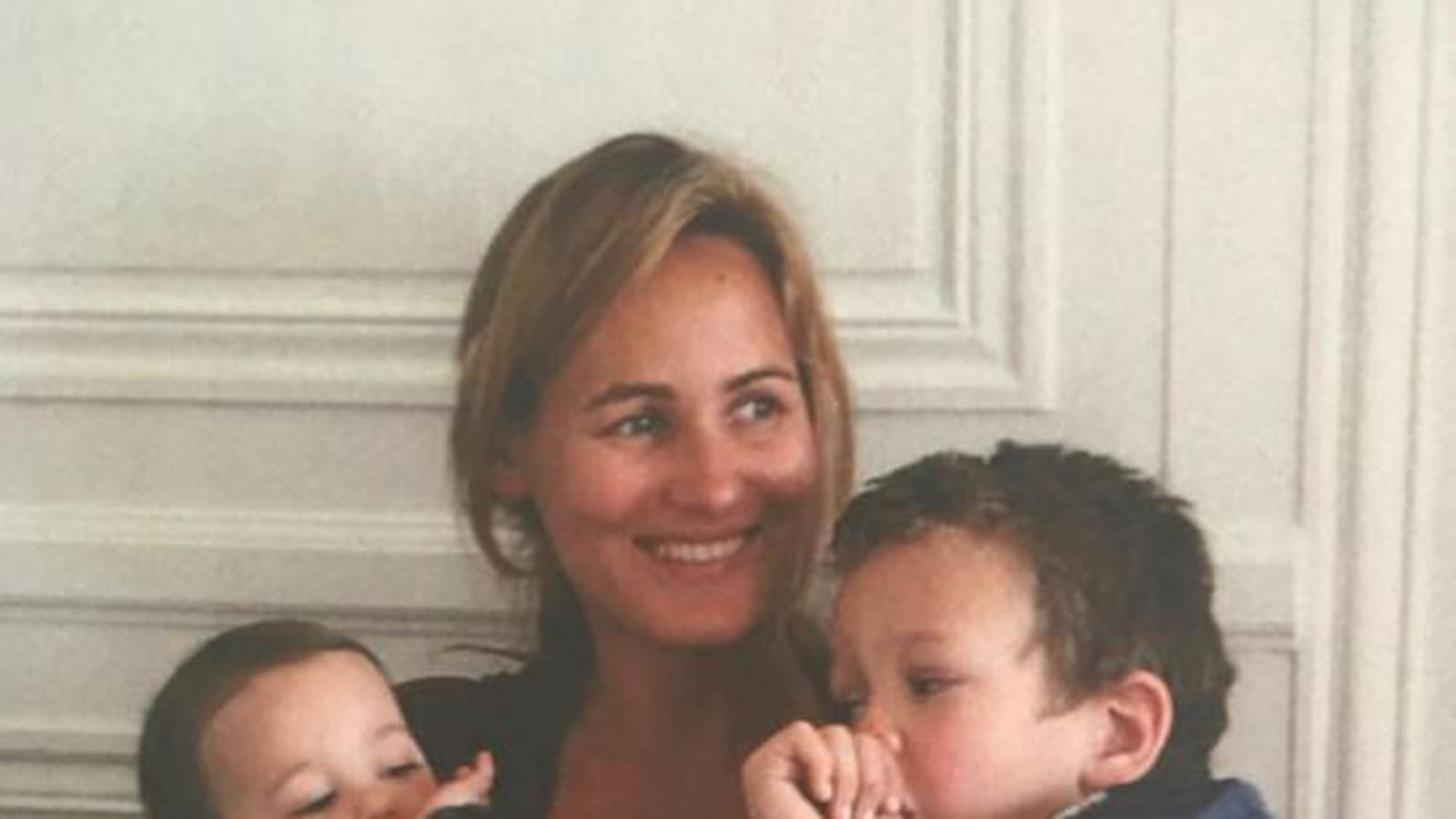 Judith Godrèche et ses enfants