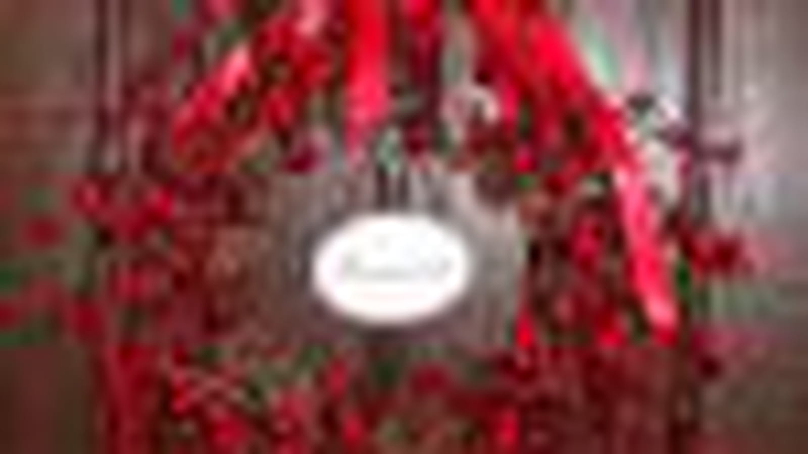 Couronne de baies rouges