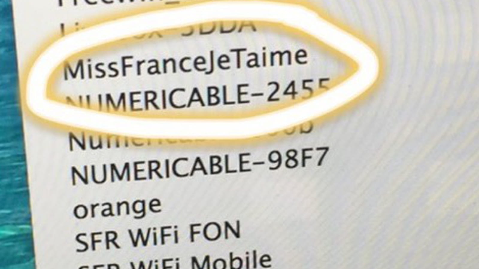 Camille Cerf a un fan 