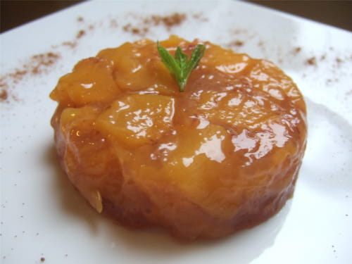 Gelée de compote de pêches mentholée