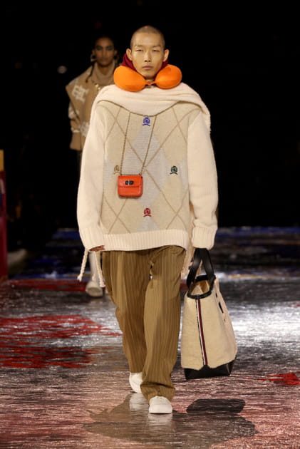 Look 56&nbsp;du d&eacute;fil&eacute; Tommy Hilfiger