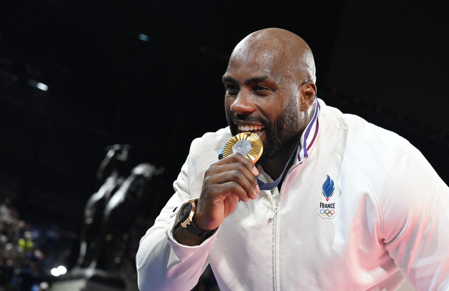 Teddy Riner has not let go since his Olympic victory