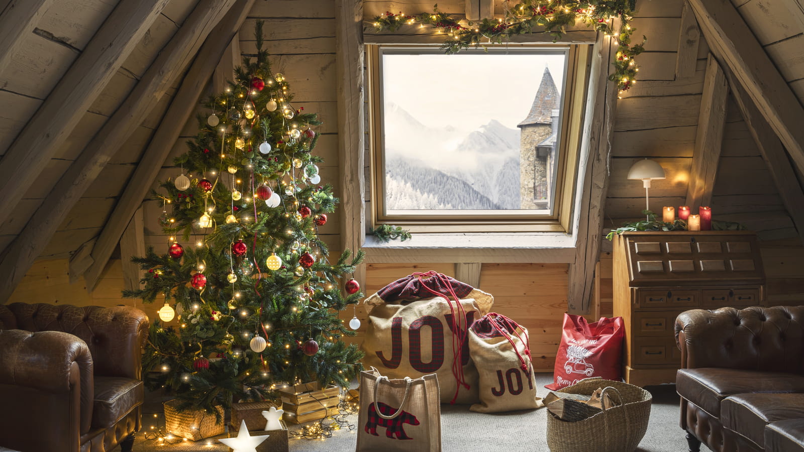 Noël rouge et blanc