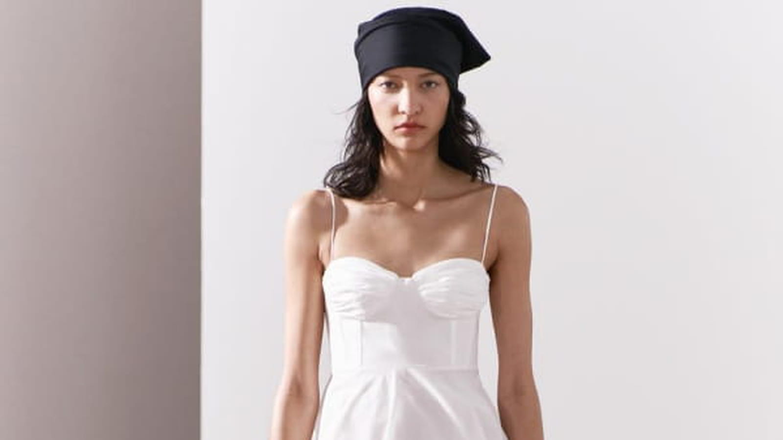 Robe en popeline Zara