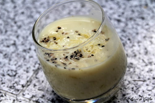 Soupe toute douce de courgette et pomme de terre