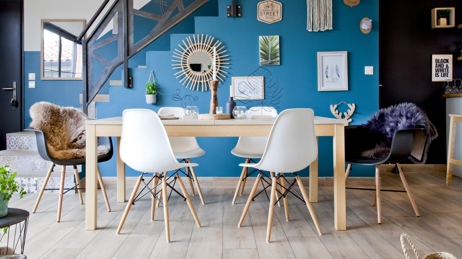 Mur bleu 