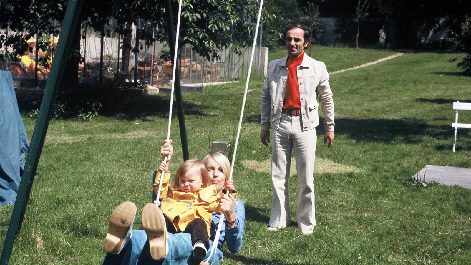 Chez lui dans les Yvelines en 1971