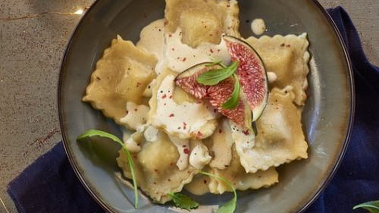 Ravioles sauce au foie gras (Thermomix)