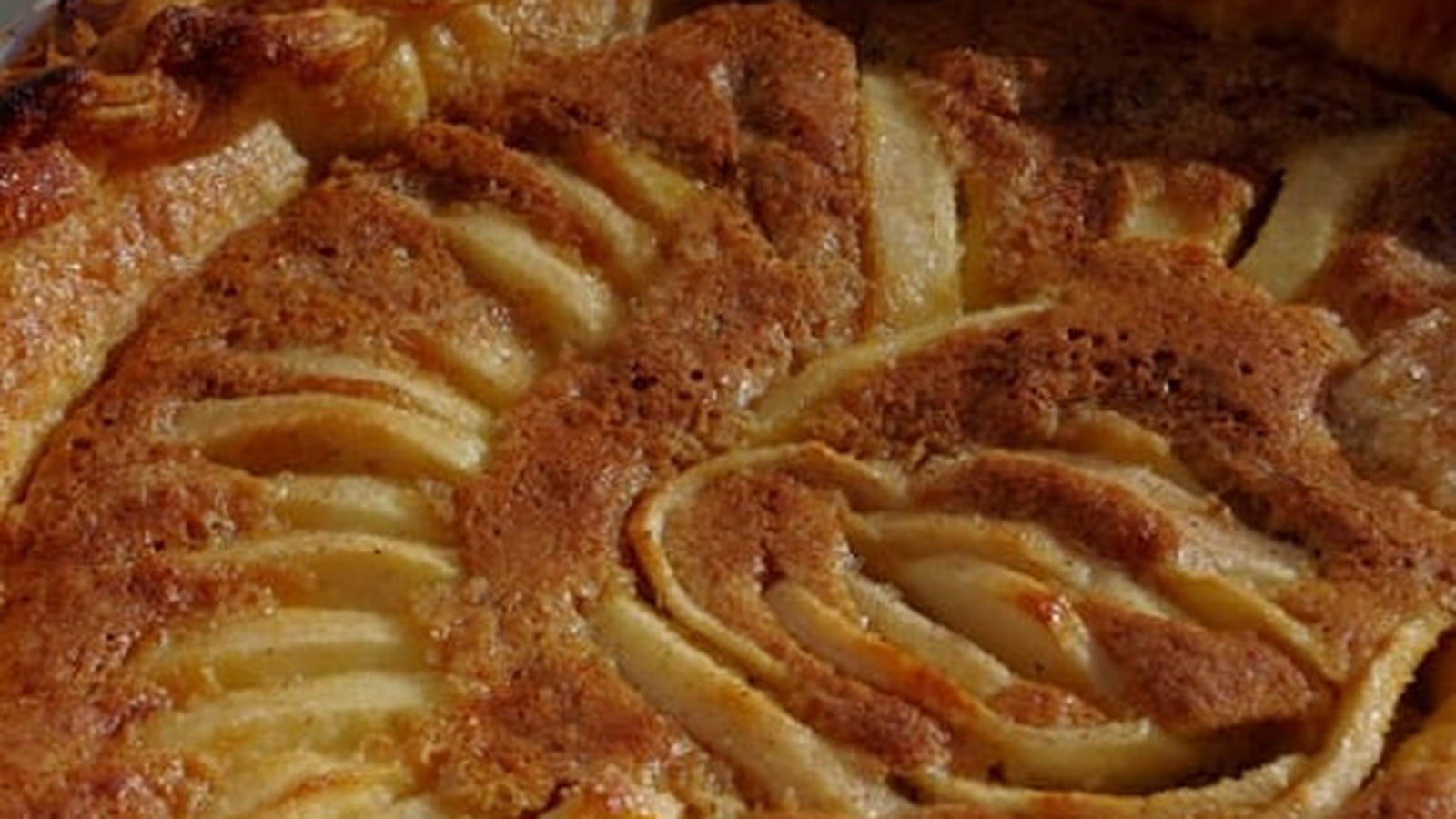 Tarte amandine aux pommes