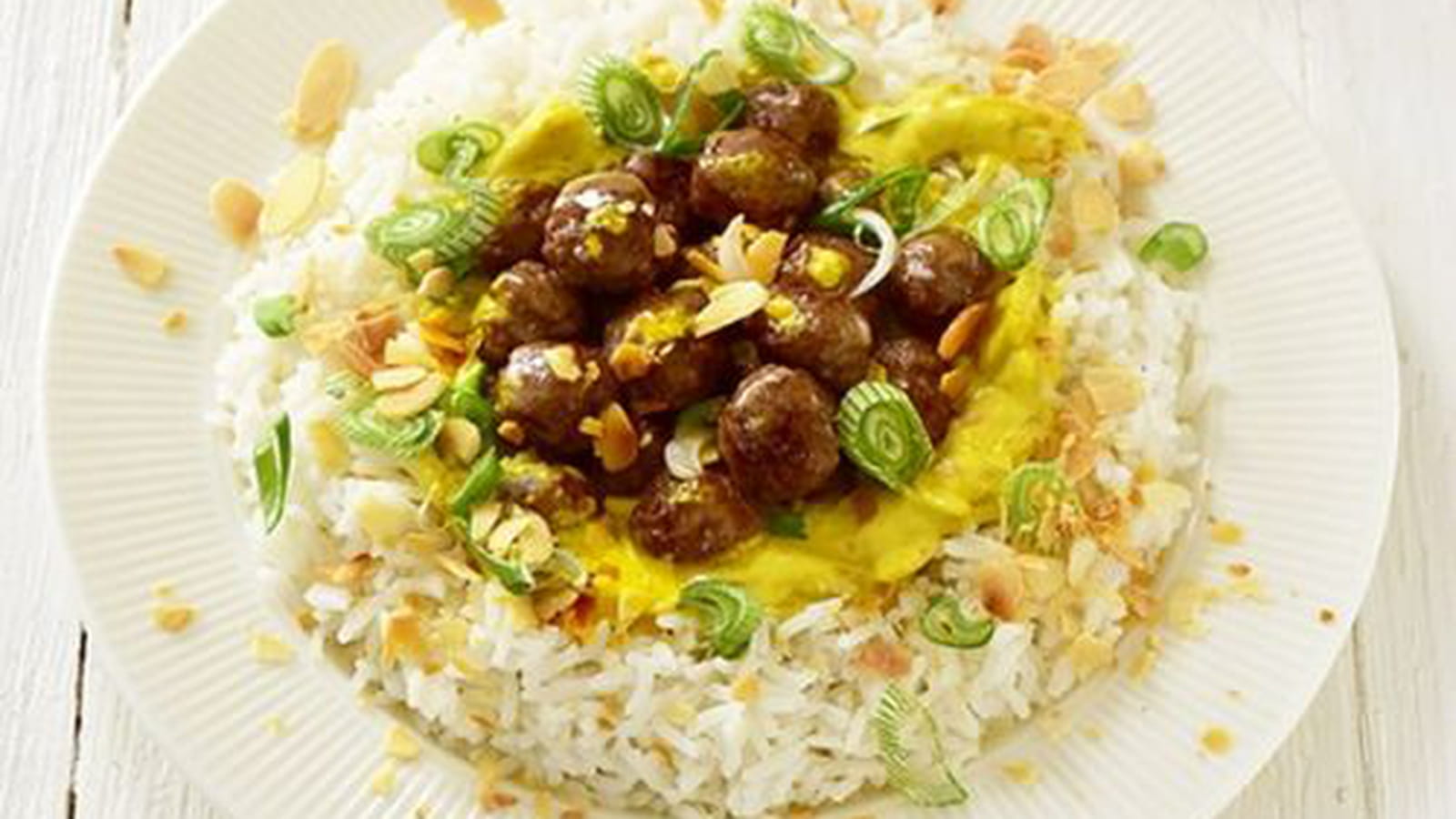 Boulettes en curry express