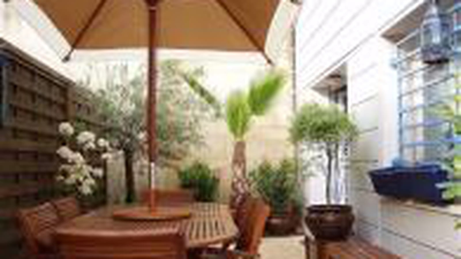 Terrasse exotique