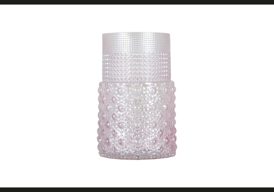 Vase Scarlett rose de Specktrum