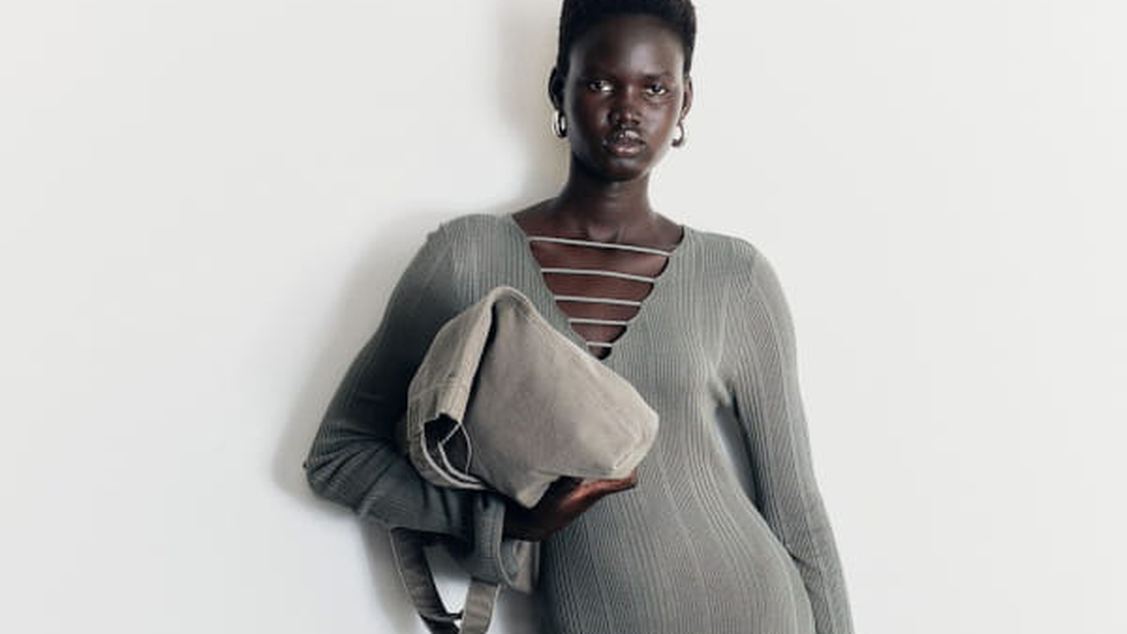 Robe avec lanières H&M 